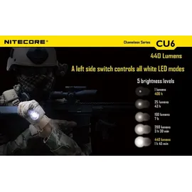 Nitecore CU6 schwarz