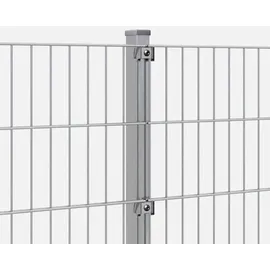 Hadra Doppelstabmattenzaun 1030 x 203 cm Grau/Metall