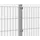 Hadra Doppelstabmattenzaun 1030 x 203 cm Grau/Metall