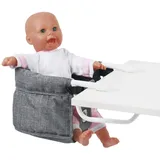 Bayer Chic 2000 - Puppentischsitz, Jeans grau