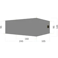 Tatonka Gargia 2 Floor Sheet LT Zeltunterlage 350x145cm stone