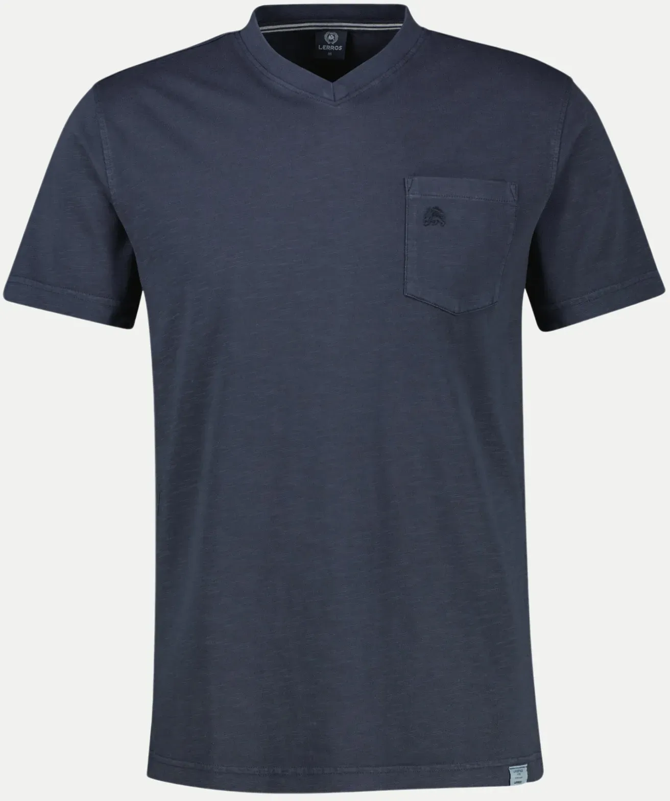 T-shirt Serafino 1/2 arm Blau XXL