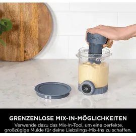 Ninja CREAMi Scoop & Swirl Stahlblau 1,5 l