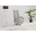sit&more TV-Sessel Zoe 74 x 112 x 82 cm Silber Polyester mit Kopfteilverstellung & 360° Drehfunktion