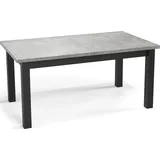 ESSTISCH Davidof rechteckig ausziehbar, Grauer Beton 120-160/80/76 cm