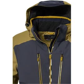 KILLTEC Herren Skijacke/Funktionsjacke mit abzippbarer Kapuze und Schneefang KSW 70 MN SKI JCKT, blasses oliv, M,
