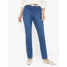 RAPHAELA by BRAX Damen, Five-Pocket-Hose Style LORA, denim blau, Gr. 50