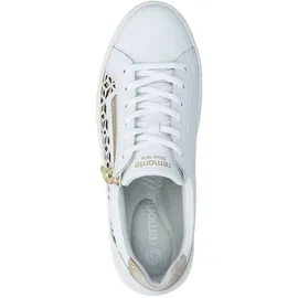 remonte Sneaker Damen Weiß/Gold 41