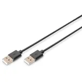 Digitus USB-A auf USB-A 1,0 m Schwarz