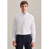 Seidensticker Businesshemd Regular Regular Langarm Button-Down-Kragen Uni weiß 39
