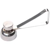 Eierköpfer aus Edelstahl,Eierschalenöffner Shell-Öffner Eieröffner Edelstahl Handheld Egg Separator Cracker Topperschneider Eierknacker für Rohe oder Weich Hart Gekochte Eier Küche Gadgets