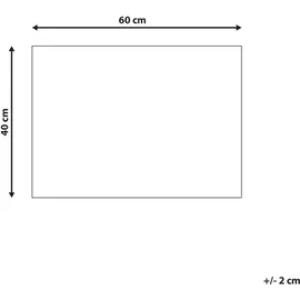Beliani Tahan 40 x 60 cm Mehrfarbig