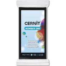 Cernit N°1 Modelliermasse 500 g Schwarz
