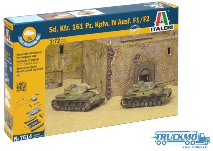 Italeri Sd. Kfz 161 Panzerkampfwagen IV Ausführung F1/F2 7514