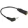 DeLock Audio Anschlusskabel 2,5mm Klinken-Stecker / 3,5mm Klinken-Buchse 0,175m (65672)