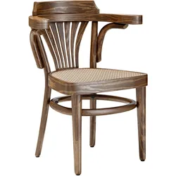 CHAUSEY | Bugholzstuhl | Rattan Geflecht | Vintage Old Patina | Bugholz