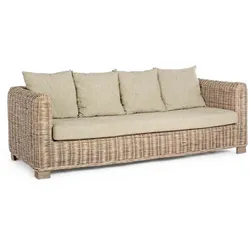 Rattansofa Fortaleza, 3 Sitzer
