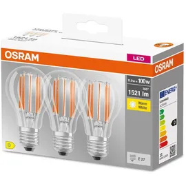 Osram LED-Birne E27/11 Watt/Energie D Glas