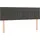 vidaXL Boxspringbett mit Matratze & LED Dunkelgrau 140x200 cm Samt