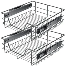 Kesser Teleskopschublade 30-60 cm Edelstahl
