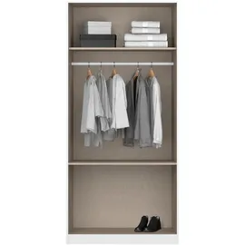 Rauch »Kleiderschrank Schrank Garderobe Wäscheschrank COSTA in 3 Breiten«, mit Spiegel, grifflose Front und Push-to-Open Funktion MADE IN GERMANY