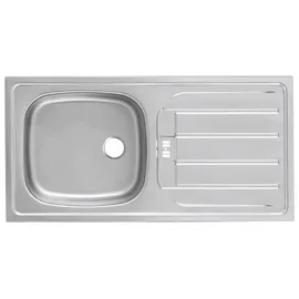 kochstation Spülenschrank KS-Colmar 110 x 60 x 85 cm Braun