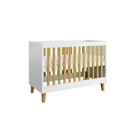 Möbel Kraft Kinderbett Kubi 66 x 90 cm grau