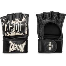 TapouT MMA Pro Fight Handschuhe aus Leder (1 Paar) PRO MMA, Black/Ecru, XL