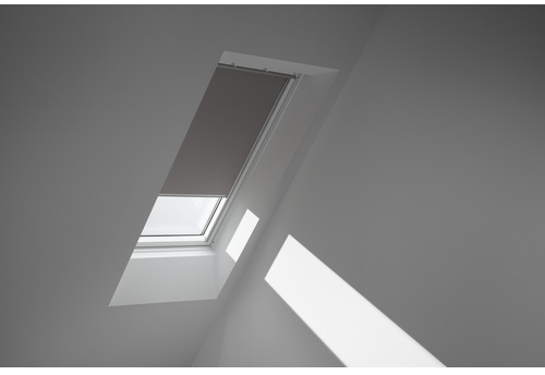 VELUX Verdunkelungsrollo grau/aluminiumfarben, Polyester