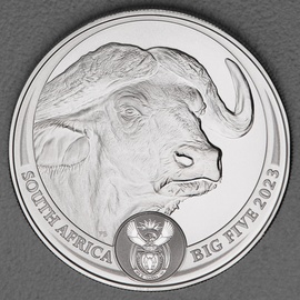 South African Mint 1 Unze Silber The Big Five II Büffel 2023