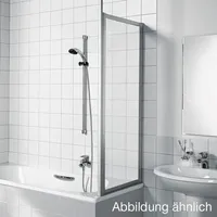 Kermi Vario 2000 Seitenwand V2TWD0701412K 61,4-64,6x140cm, silber mattglanz, Kerolan Perl