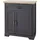 Innostyle Jasmin 93 x 102 x 41 cm grau / 2-türig, Schubfächer