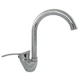 Mischbatterie Waschbecken Kochen Drehbar Haus Mischer Edelstahl JH-8095