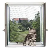 Kerbl Katzenschutznetz 4x3 m, transparent