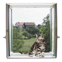 Kerbl Katzenschutznetz 4x3 m, transparent