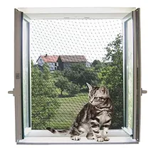 Kerbl Katzenschutznetz 4x3 m, transparent