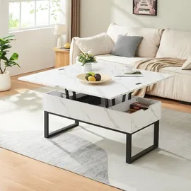 [en.casa] Rauli Weiß Holz 100 x 50 x 47 cm