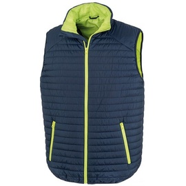 Result Thermoquilt Gilet, Navy/Lime, 3XL
