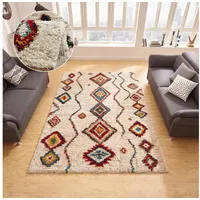 HANSE HOME Hochflor-Teppich Geometric, rechteckig, Höhe: 30 mm, Shaggy, Flokati, Boho Design, Weich, Flauschig, Geometrisches Muster bunt 160 cm x 230 cm x 30 mm