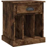 vidaXL Nachtschrank Räuchereiche 43 x 36 x 50 cm Braun