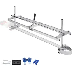 VEVOR Tragbares Sägewerk 355-1219mm Kettensägenmühle Max. Schnittdicke 5,08-300mm Kettensägewerk mit einer Größe von 1221x312x473mm Geeignet für eine Vielzahl von Holzschneideanforderungen