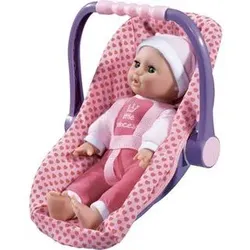 idee+spiel 28550 dollsworld Babypuppe Isabella mit Autositz