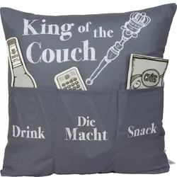 HERGO Kissen Sofahelden King Of The Couch