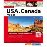 Hallwag Karten Verlag Hallwag Strassenatlas USA, Canada, Mexico
