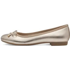 Marco Tozzi Woms Ballerina für Damen, gold, Größe 37 EU