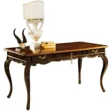 xl moebel gmbh Xlmoebel Schreibtisch Eleganter italienischer Tisch aus Holz für modernes Homeoffice (1-St., Schreibtisch), Hergestellt in Europa braun