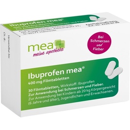 Sanacorp Pharmahandel GmbH IBUPROFEN mea 400 mg Filmtabletten