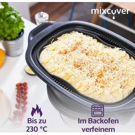 Mixcover Dampfgarform Silikonform Auflaufform Monsieur Cuisine Connect & Smart