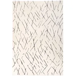 Wollteppich MORGENLAND "Berber Teppich - Sara - rechteckig", weiß, B:200cm H:25mm L:300cm, Schurwolle, Teppiche, handgeknüpft