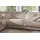 KAWOLA Ecksofa Madeline Cord Recamiere links taupe